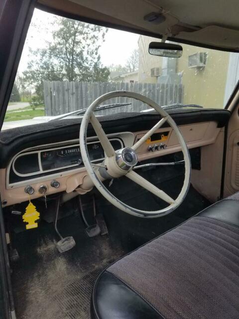 1967 Black Ford F-150 short box step side