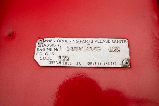 1967 Red Ford SUNBEAM Convertible