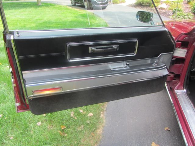 1967 Burgundy Ford Thunderbird Coupe