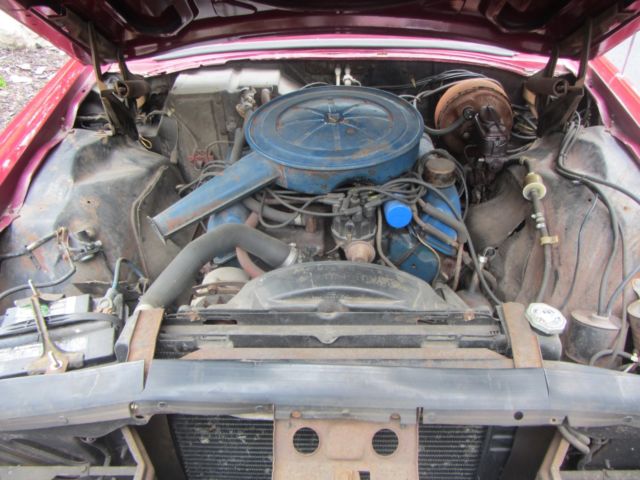 1967 Burgundy Ford Thunderbird Coupe