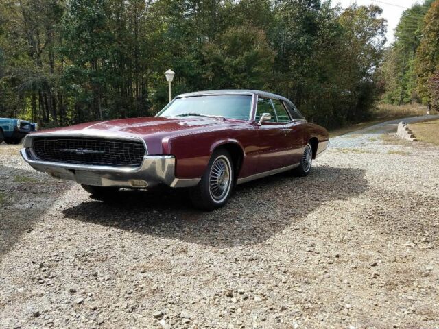 1967 Burgundy Ford Thunderbird Sedan