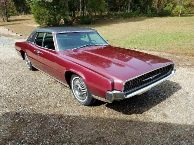 1967 Burgundy Ford Thunderbird Sedan