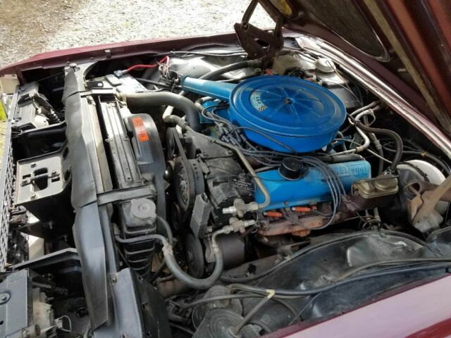 1967 Burgundy Ford Thunderbird Sedan