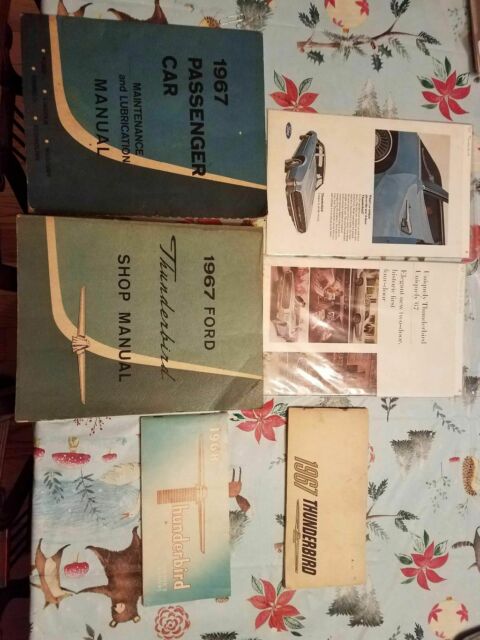 1967 Burgundy Ford Thunderbird Sedan