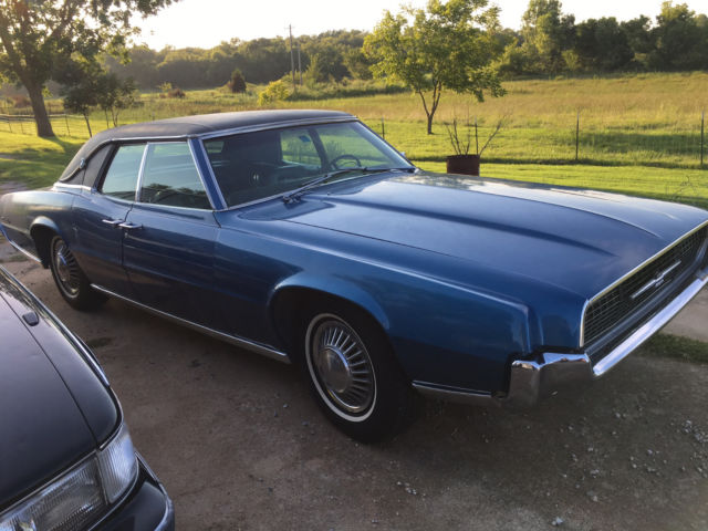 1967 Blue Ford Thunderbird Sedan