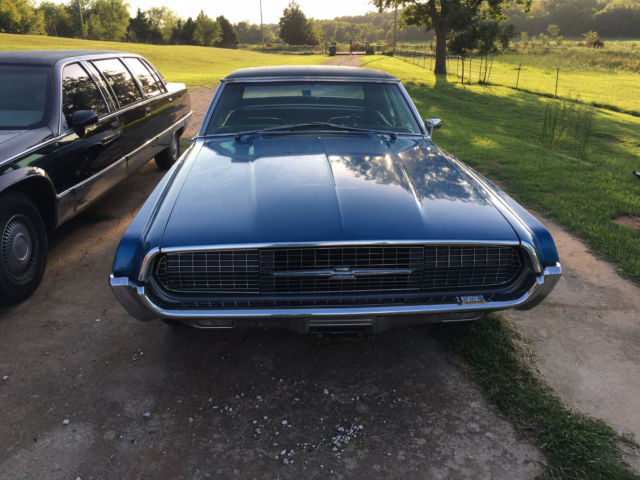 1967 Blue Ford Thunderbird Sedan