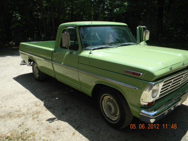 1967 Green Ford F-100 Cab & Chassis