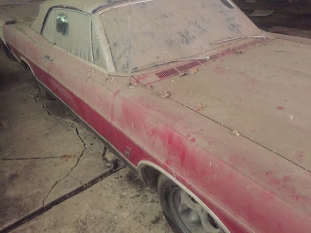 1967 Red Ford Galaxie Convertible