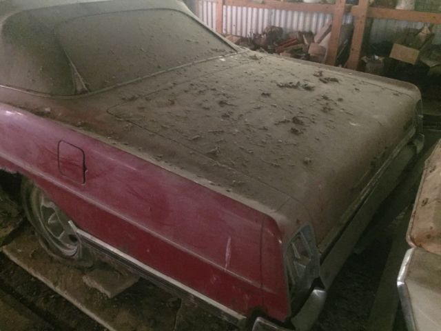 1967 Red Ford Galaxie Convertible