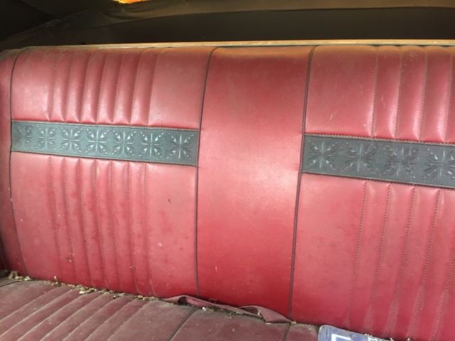 1967 Red Ford Galaxie Convertible