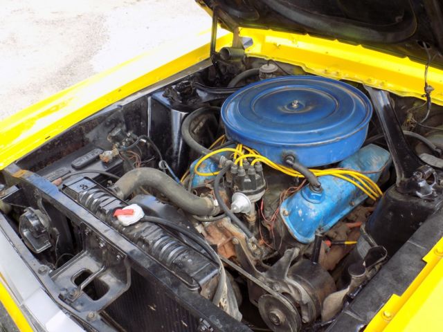 1967 Yellow Ford Mustang Coupe