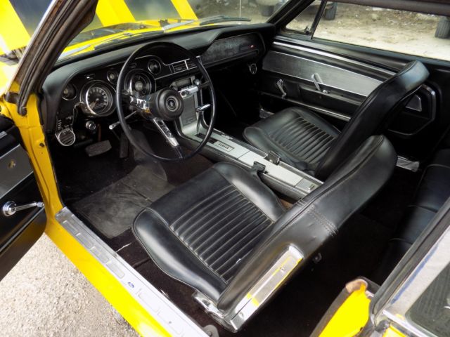 1967 Yellow Ford Mustang Coupe