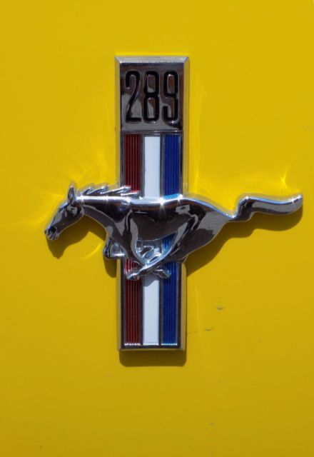1967 Yellow Ford Mustang Coupe