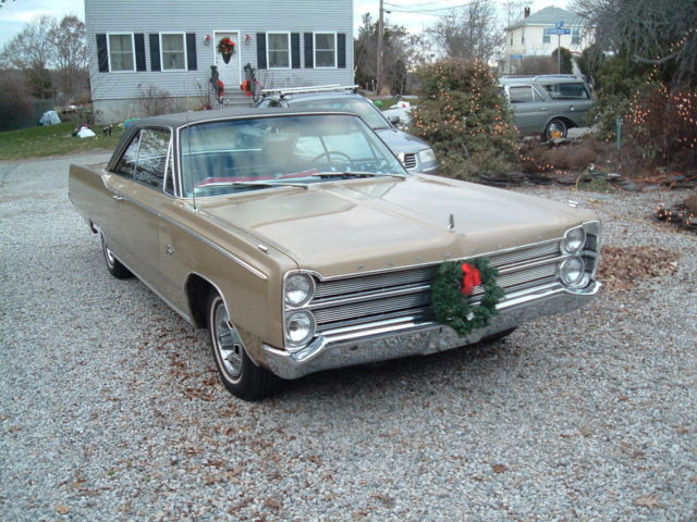 1967 Tan Plymouth Fury III Coupe