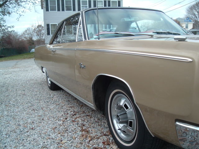 1967 Tan Plymouth Fury III Coupe