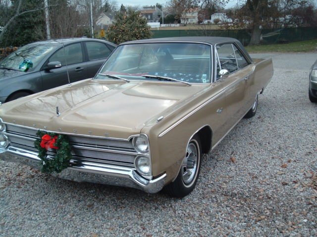 1967 Tan Plymouth Fury III Coupe