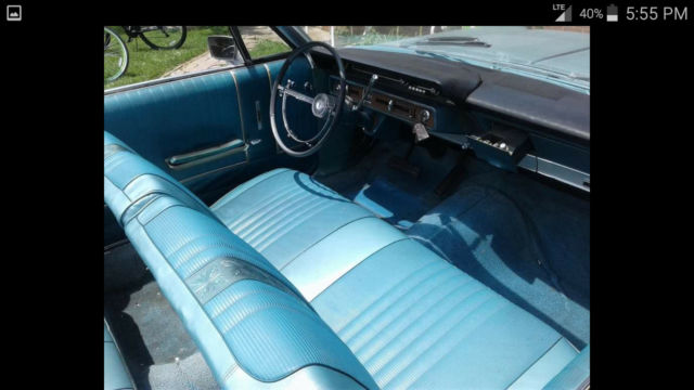 1967 Blue Ford Galaxie Convertible