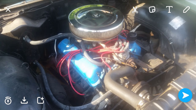 1967 Blue Ford Galaxie Convertible