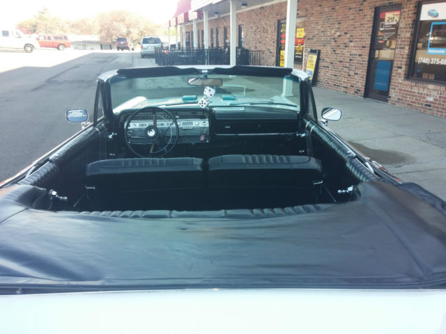 1967 White Ford Galaxie Convertible