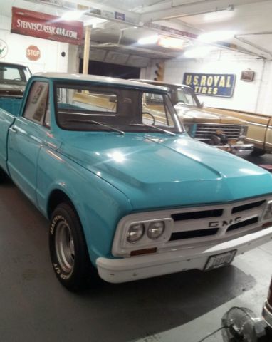 1967 turquoise Chevrolet C-10 Standard Cab Pickup