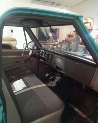 1967 turquoise Chevrolet C-10 Standard Cab Pickup
