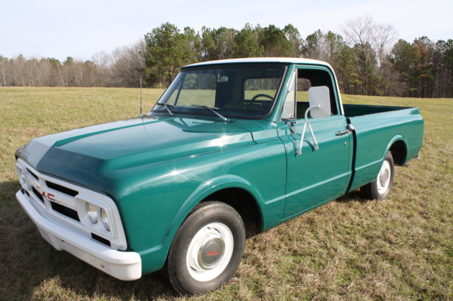 1967 Green GMC 1/2 Ton Standard Cab Pickup