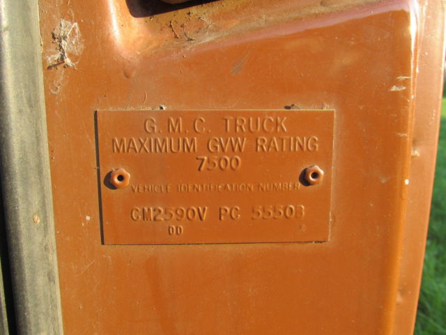 1967 Blue GMC G80 Cab & Chassis