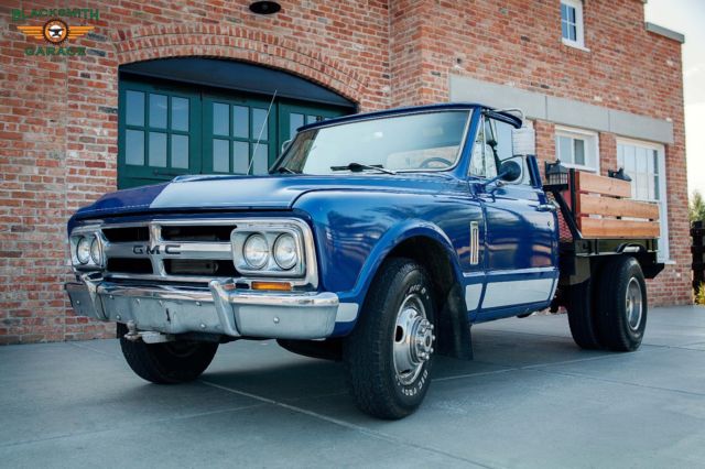1967 Deep Matellic Blue GMC C25 Crew Cab Pickup