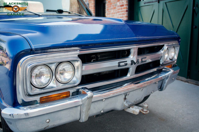 1967 Deep Matellic Blue GMC C25 Crew Cab Pickup