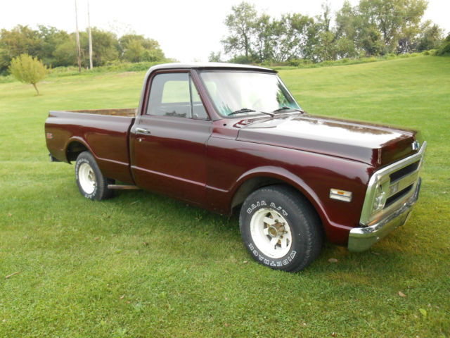 1967 Burgundy GMC Chevy Clone Short Box