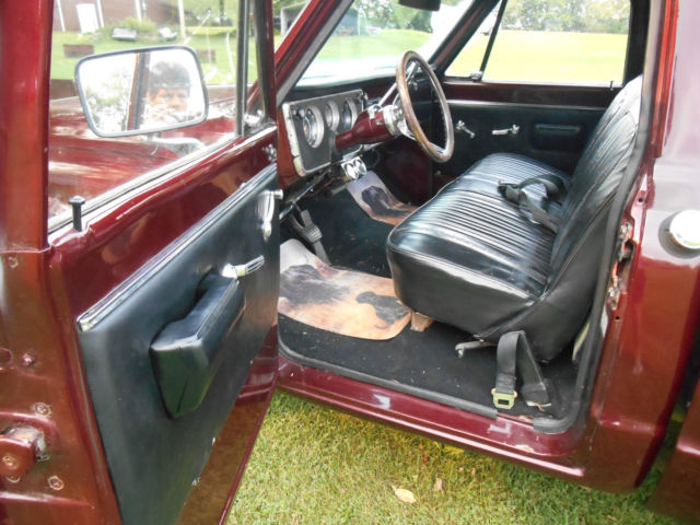 1967 Burgundy GMC Chevy Clone Short Box