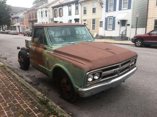 1967 Green GMC K1500 Cab & Chassis