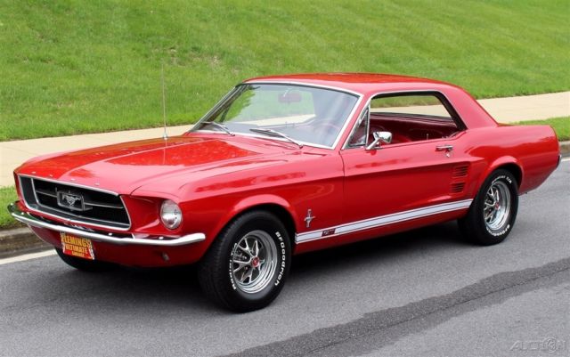 1967 Red Ford Mustang Coupe