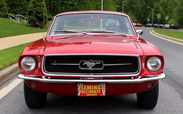 1967 Red Ford Mustang Coupe