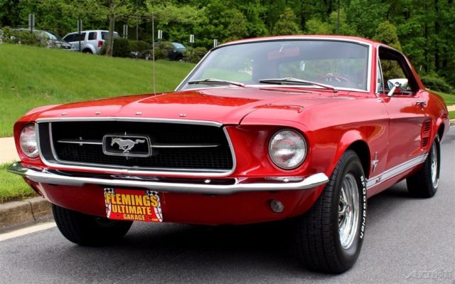 1967 Red Ford Mustang Coupe