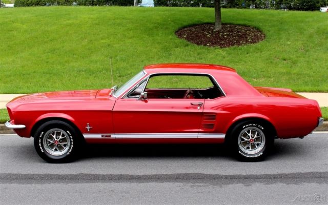 1967 Red Ford Mustang Coupe