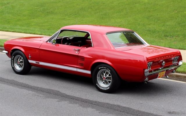 1967 Red Ford Mustang Coupe