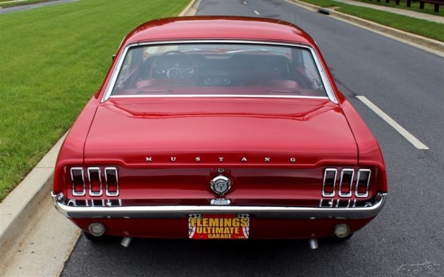 1967 Red Ford Mustang Coupe