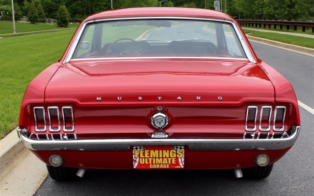 1967 Red Ford Mustang Coupe
