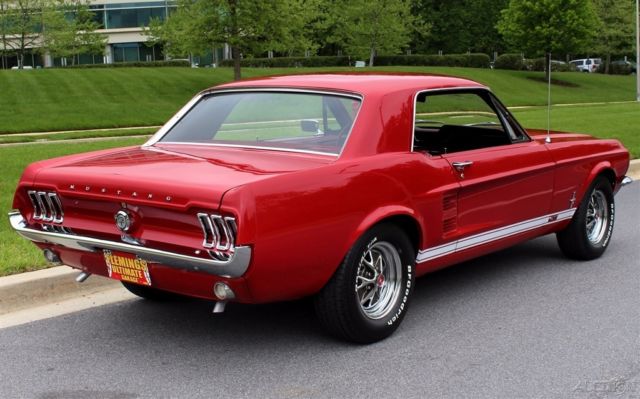 1967 Red Ford Mustang Coupe