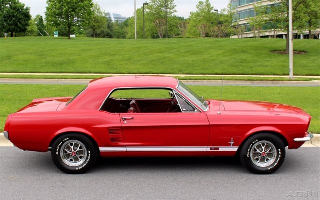 1967 Red Ford Mustang Coupe
