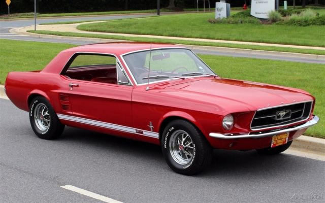 1967 Red Ford Mustang Coupe
