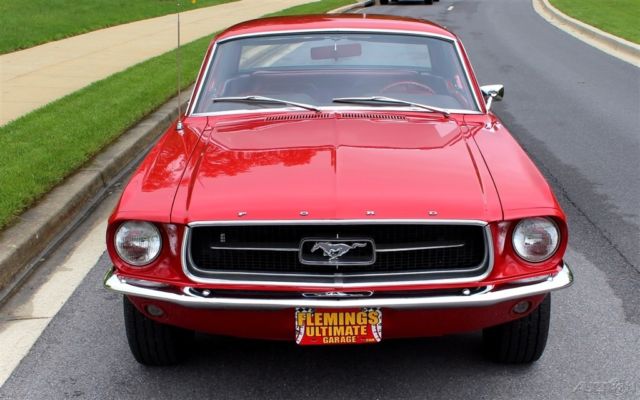 1967 Red Ford Mustang Coupe