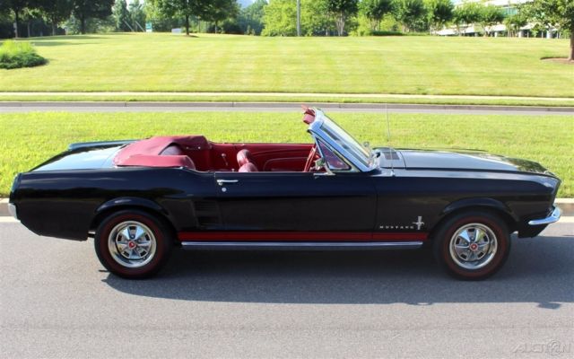 1967 Black Ford Mustang Convertible