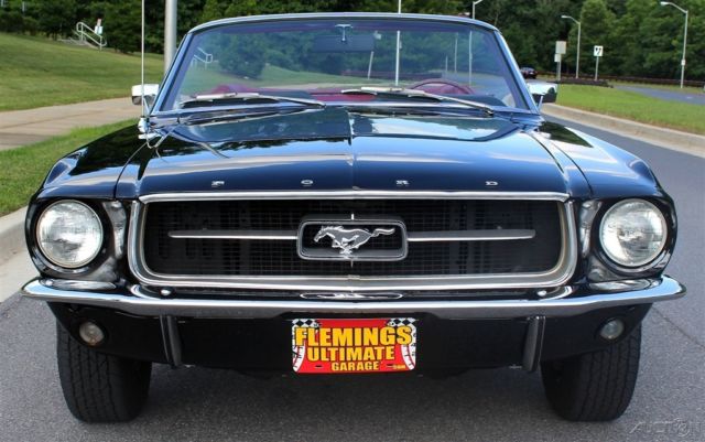 1967 Black Ford Mustang Convertible