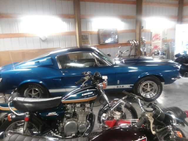 1967 Blue Ford Mustang Fastback