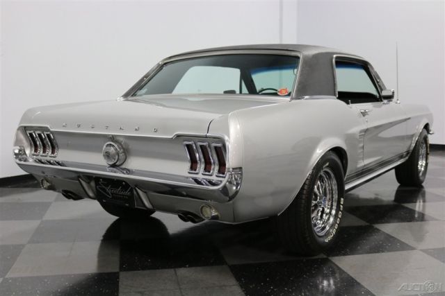 1967 Silver Ford Mustang