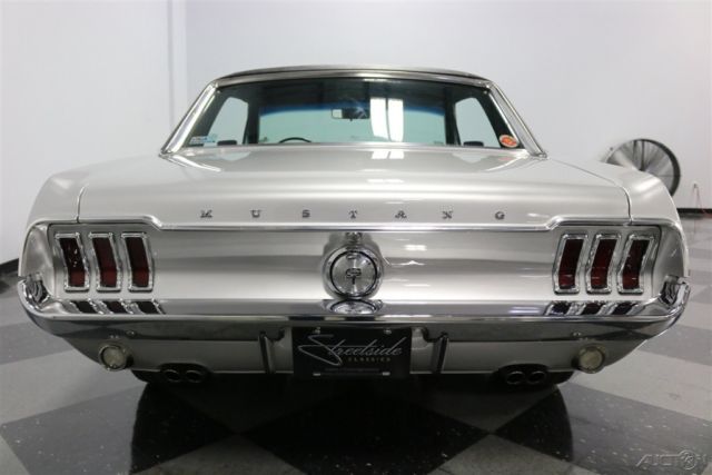 1967 Silver Ford Mustang