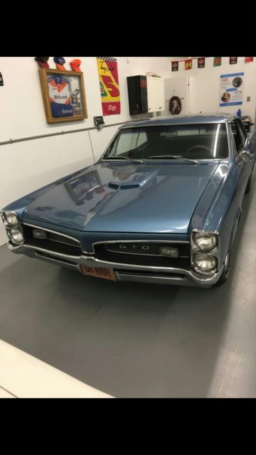 1967 Blue Pontiac GTO Coupe
