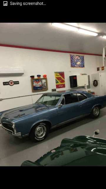 1967 Blue Pontiac GTO Coupe